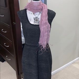 NWT Ann Taylor Black & White tweed sheath dress